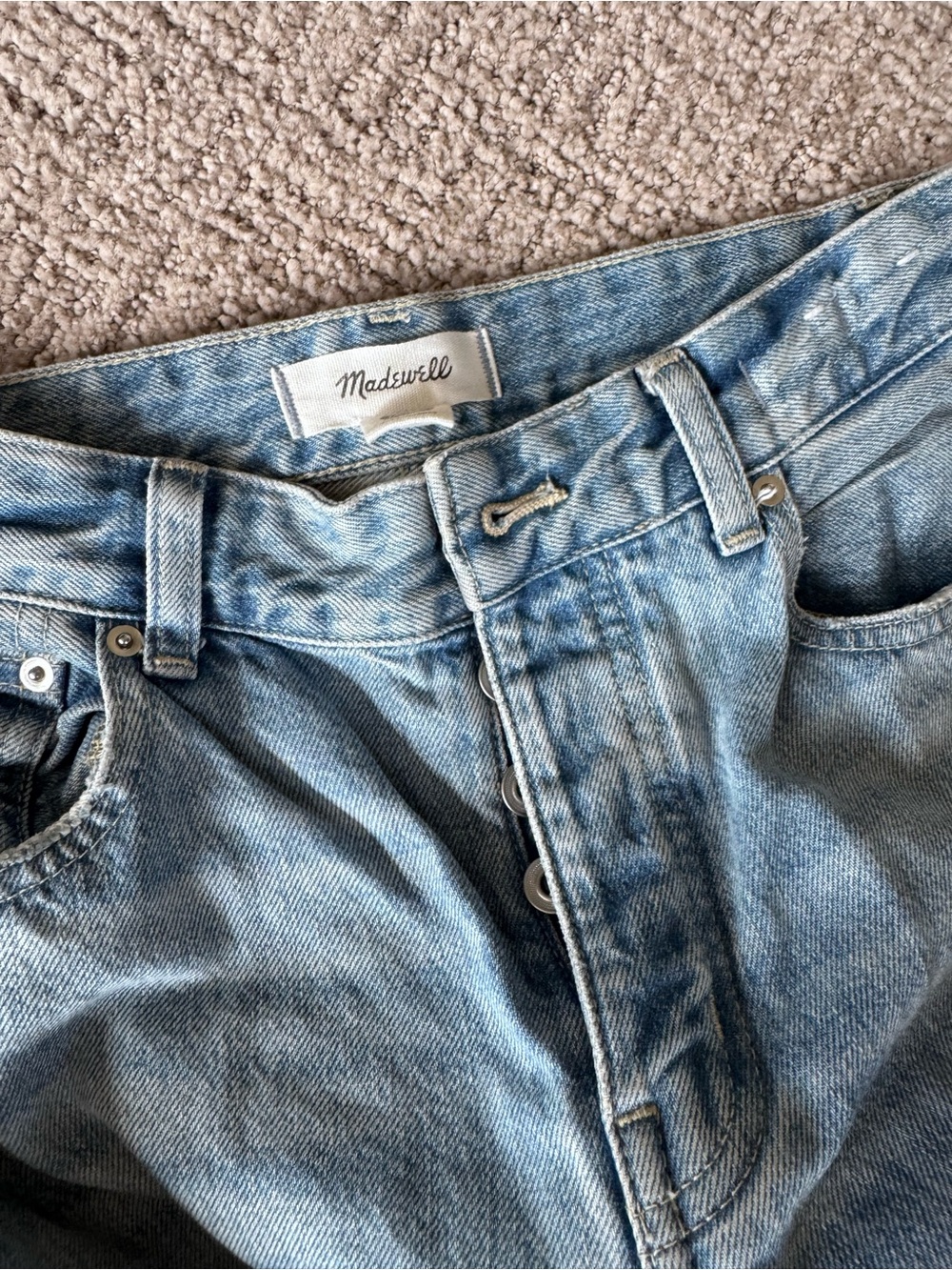 Madewell The Darted Barrel-Leg Jean, size 23 - Picture 2 of 3